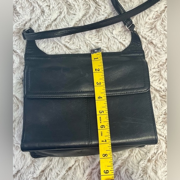 FOSSIL Genuine Leather Crossbody Bag Iconic Bohemian Minimalist Timeless - Picture 8 of 9